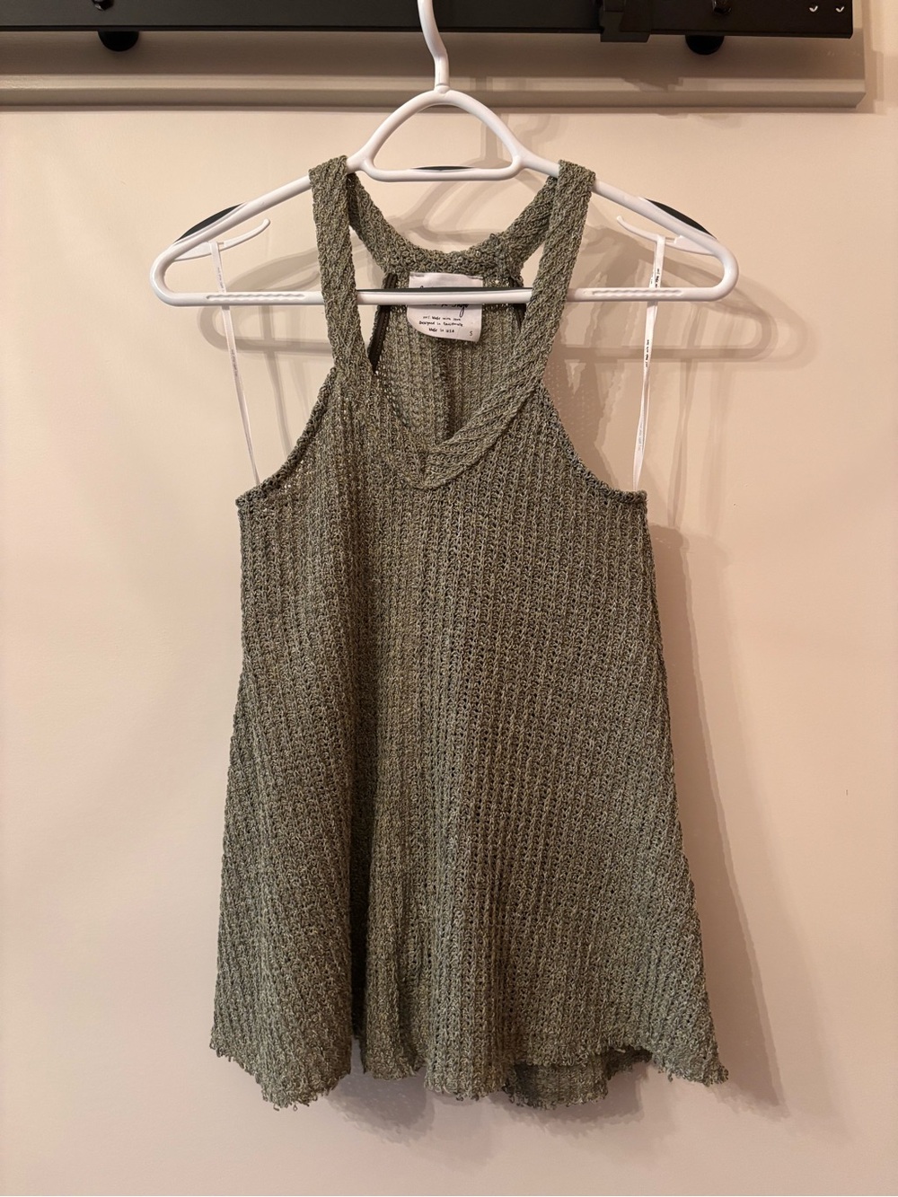 Sadie & Sage Olive Textured Racerback Tank